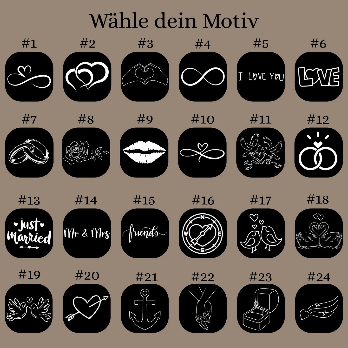 Liebesschloss mit Gravur personalisiert