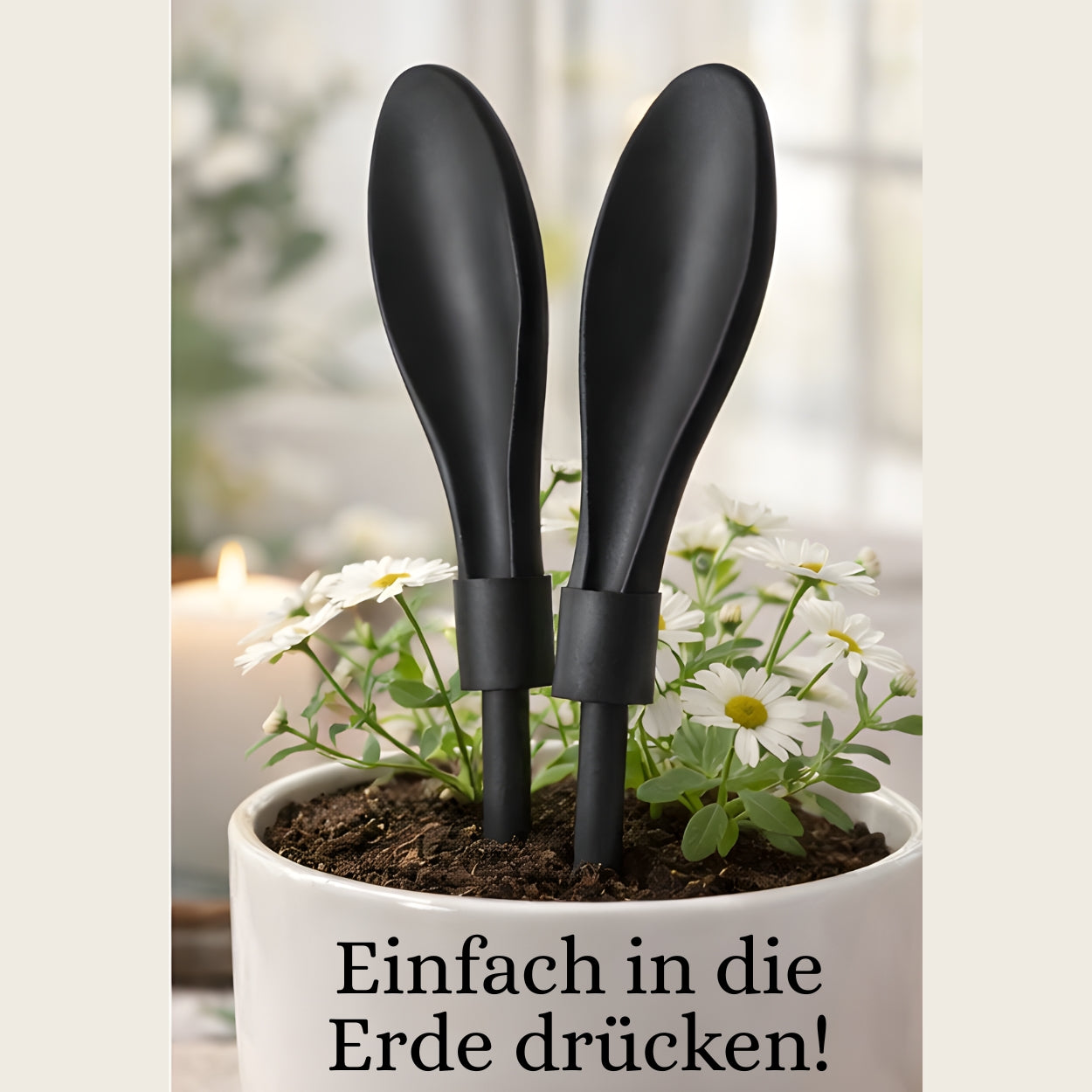 Hasenohren Pflanzstecker – Oster Deko für Blumentopf