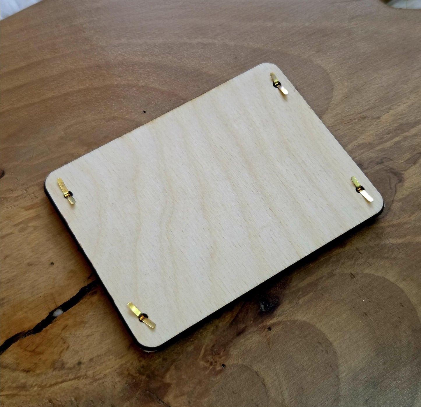 Wunscherfüller Geldgeschenk personalisiert – Holzkarte mit Gravur & Namen – kreatives Geschenk mit Geldfach