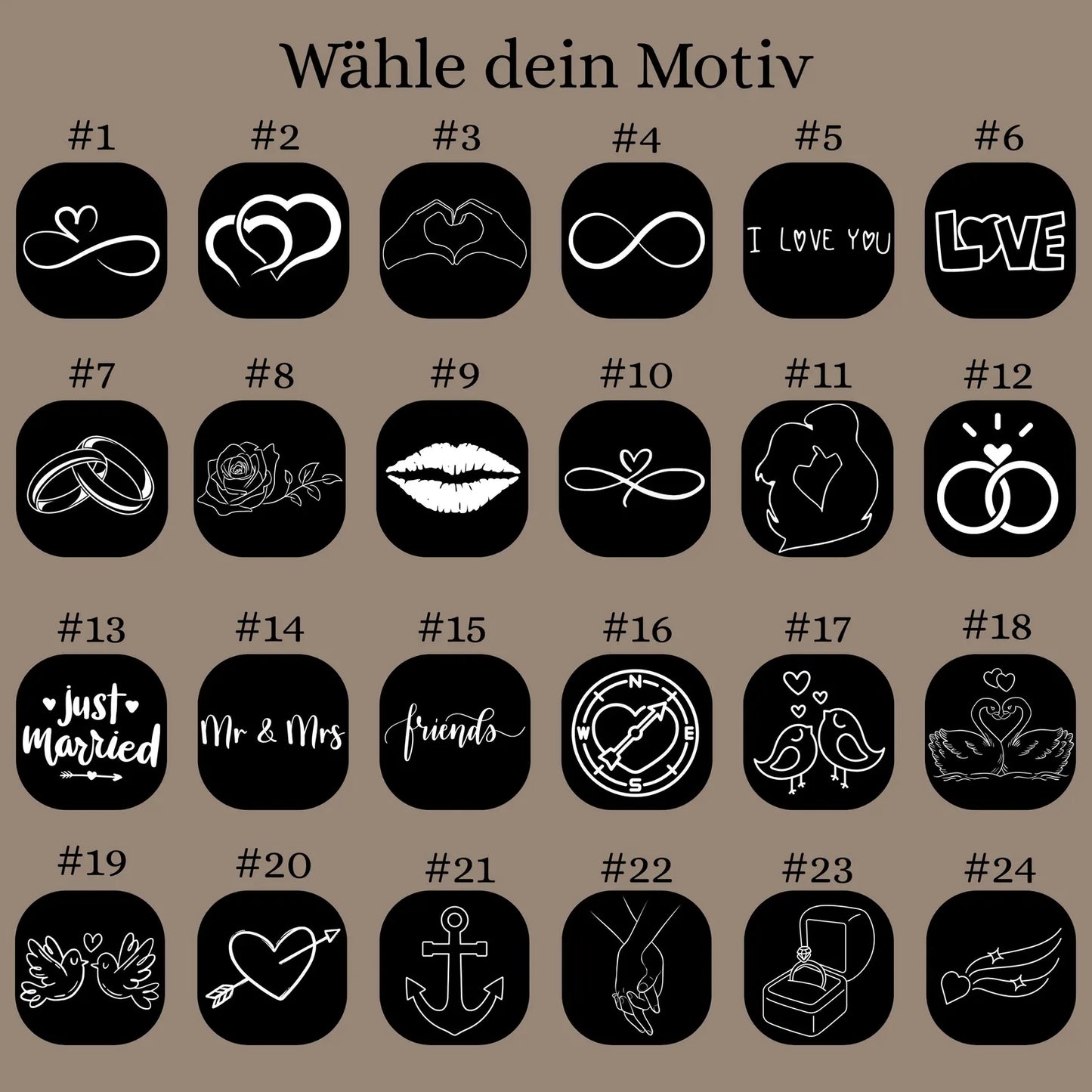 Kleines Liebesschloss mit Gravur personalisiert