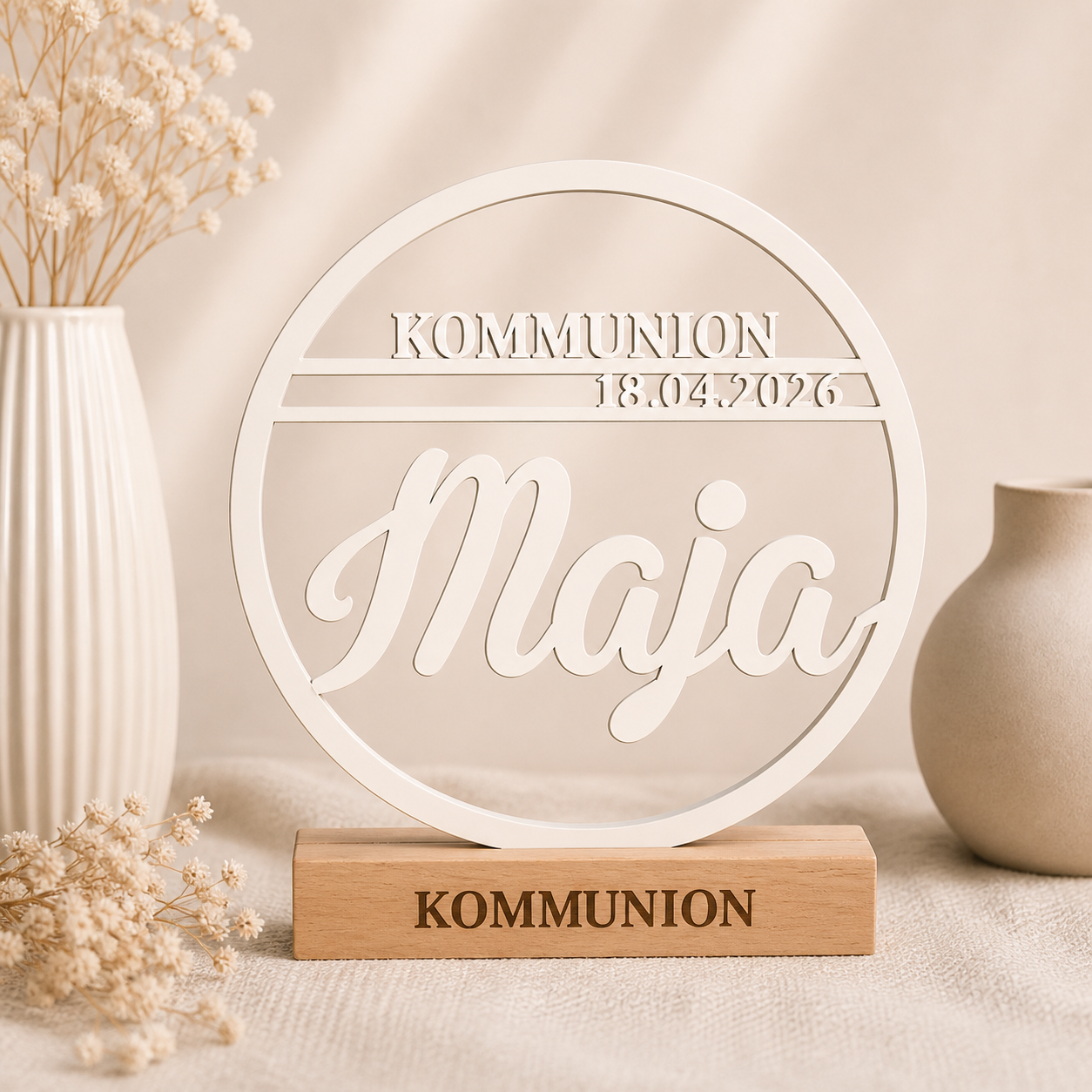 Personalisiertes Kommunion Geschenk