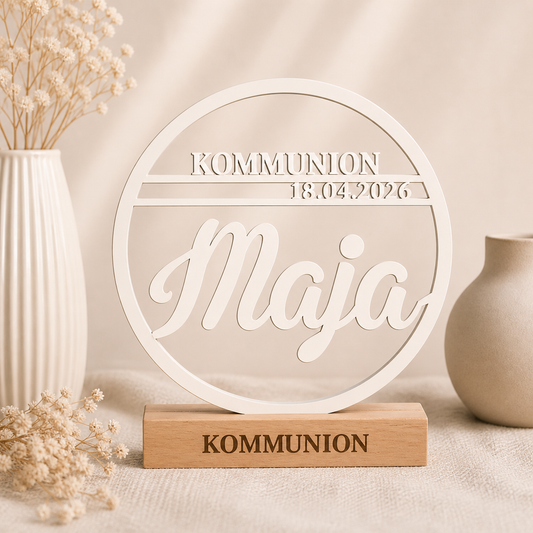 Personalisiertes Kommunion Geschenk