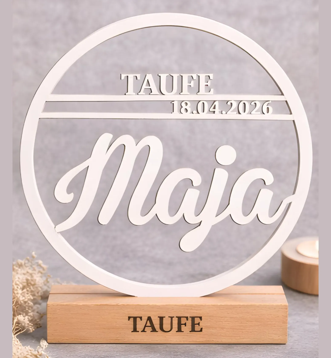 Personalisiertes Kommunion Geschenk