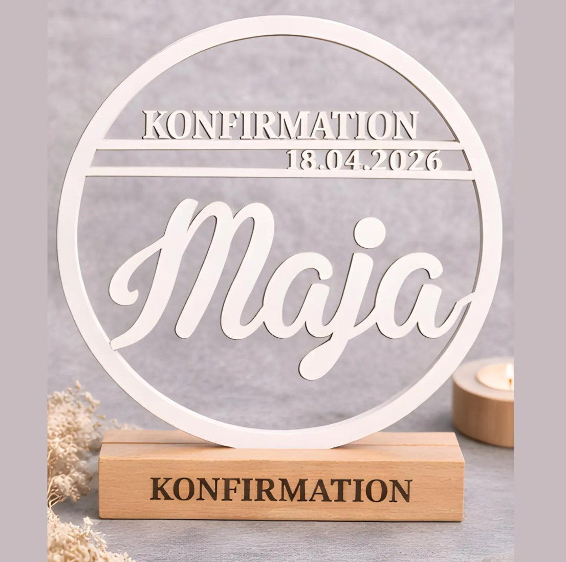 Personalisiertes Kommunion Geschenk
