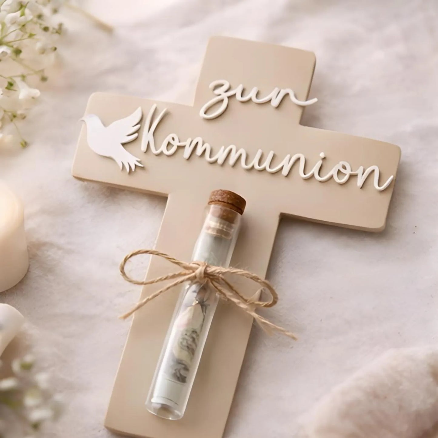 Kreuz personalisiert mit Name