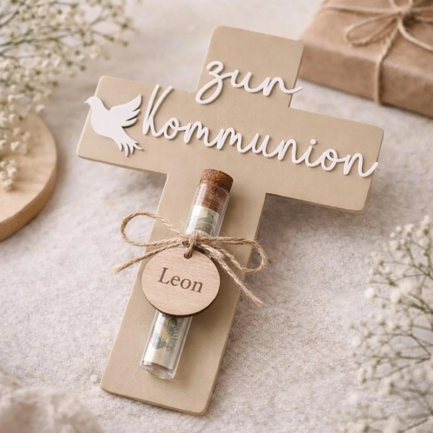 Kreuz personalisiert mit Name